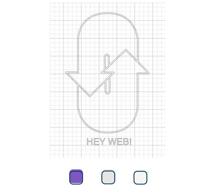 Hey web logo and colors