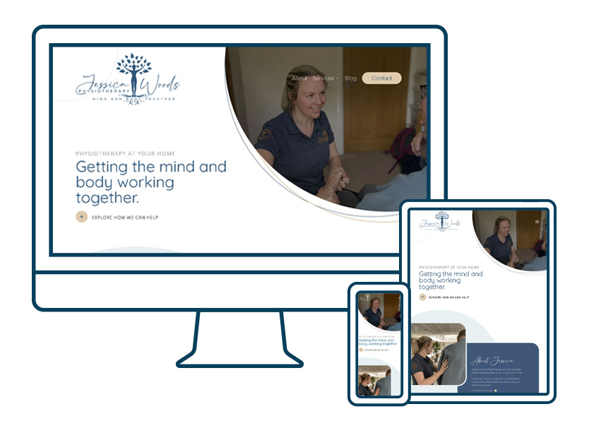 Physiotherapy website responsive