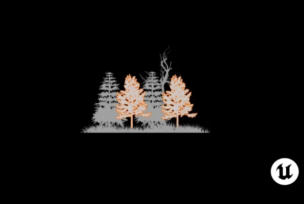 Lasso tool within Unreal Engine’s Foliage Mode
