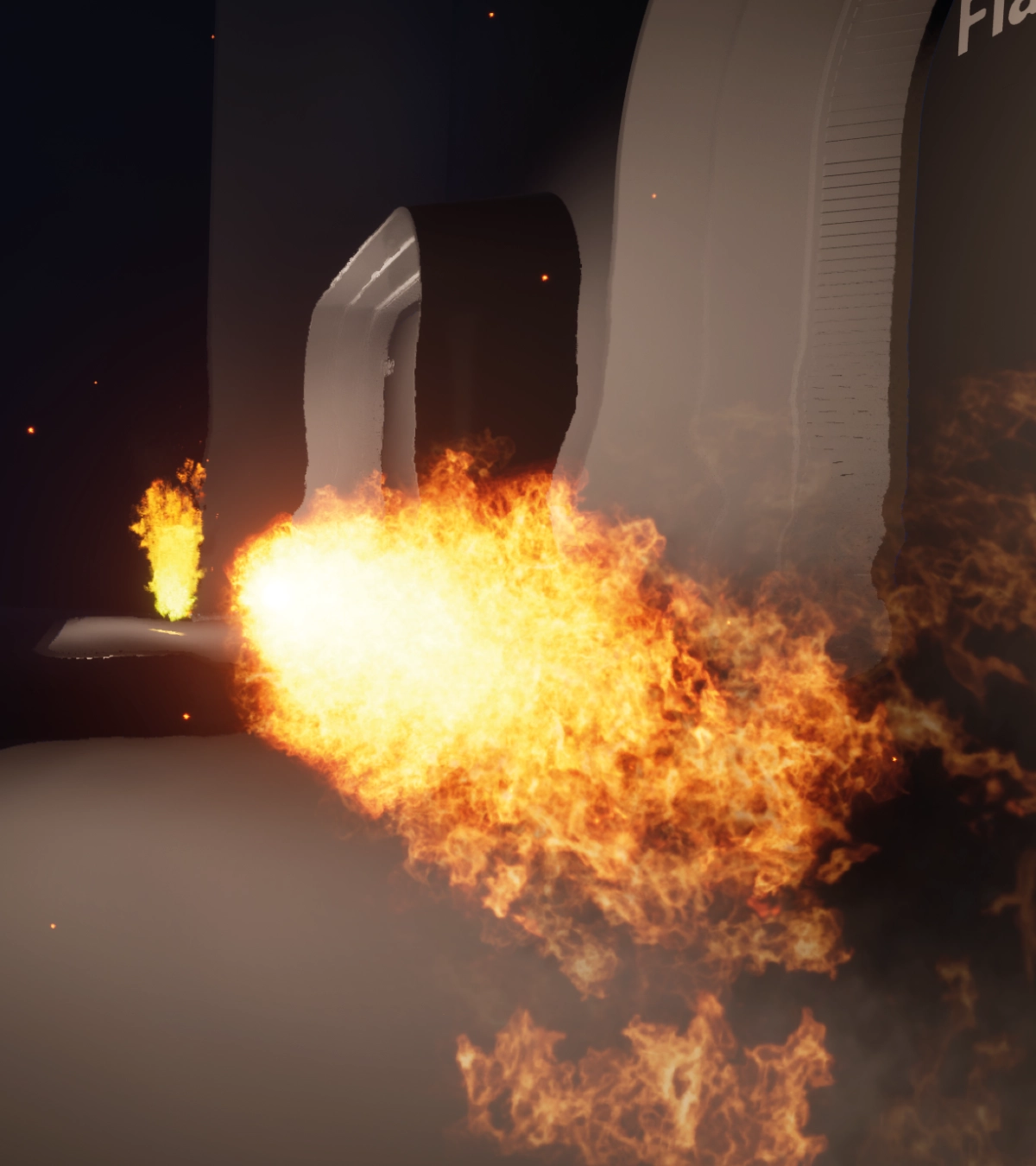 Fire and flamethrower