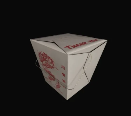 Caja de Comida China Cerrada