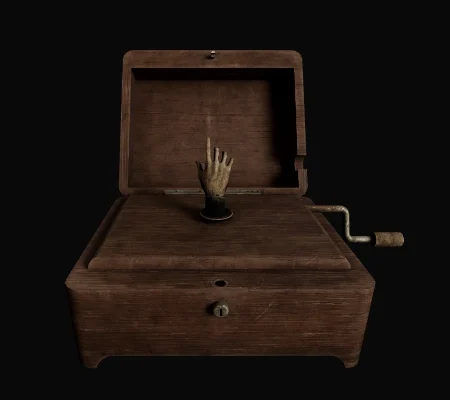 Caja de música antigua